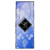 エレガント第45回サファ結婚イア記念日 ワインギフトバッグ (裏面)