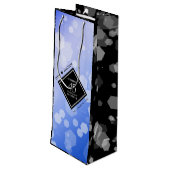 エレガント第45回サファ結婚イア記念日 ワインギフトバッグ (裏面アングル)