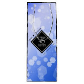 エレガント第45回サファ結婚イア記念日 ワインギフトバッグ (正面)