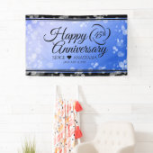 エレガント第45回サファ結婚イア記念日 横断幕 (インサイチュ)