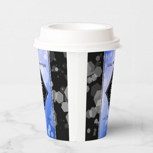 エレガント第45回サファ結婚イア記念日 紙コップ (右)