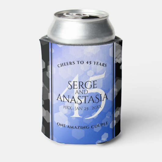 エレガント第45回サファ結婚イア記念日 缶クーラー (缶裏面)