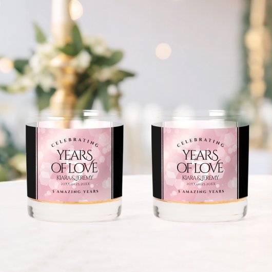 エレガント第5バラクォー結婚ツ記念日 ウイスキーグラス (インサイチュ (ウェディング))