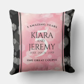 エレガント第5バラクォー結婚ツ記念日 クッション (裏面)