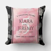 エレガント第5バラクォー結婚ツ記念日 クッション (正面)