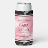 エレガント第5バラクォー結婚ツ記念日 スリム缶クーラー (Seltzer裏面)