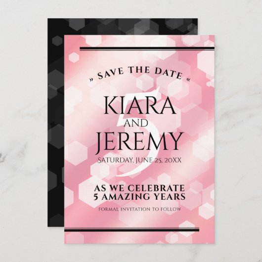 エレガント第5バラクォー結婚ツ記念日 セーブザデート