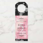 エレガント第5バラクォー結婚ツ記念日 ボトルネックタグ (裏面)