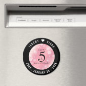 エレガント第5バラクォー結婚ツ記念日 マグネット (インサイチュ (食洗機))