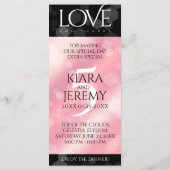 エレガント第5バラクォー結婚ツ記念日 メニュー (裏面)