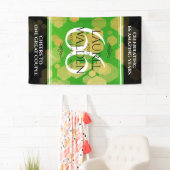 エレガント第66回タイタ結婚ナイト記念日バナー 横断幕 (インサイチュ)