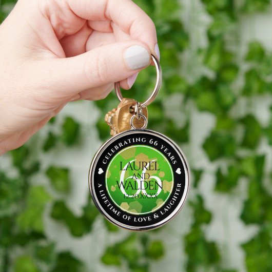 エレガント第66回タイタ結婚ナイト記念日 キーホルダー (手)