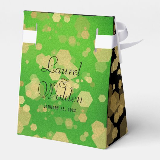 エレガント第66回タイタ結婚ナイト記念日 フェイバーボックス (裏面サイド)