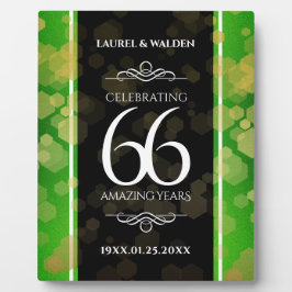 エレガント第66回タイタ結婚ナイト記念日 フォトプラーク