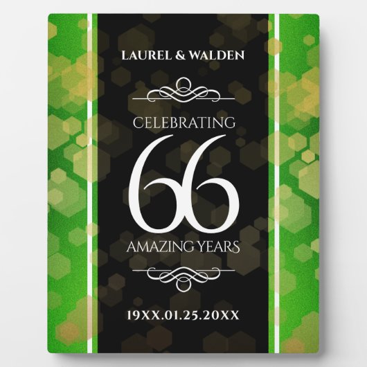 エレガント第66回タイタ結婚ナイト記念日 フォトプラーク (正面)