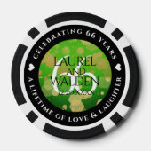 エレガント第66回タイタ結婚ナイト記念日 ポーカーチップ (裏面)