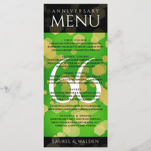 エレガント第66回タイタ結婚ナイト記念日 メニュー (正面)