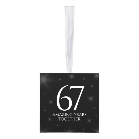 エレガント第67回スター結婚サファイア キューブオーナメント (右)