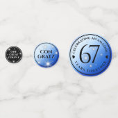 エレガント第67回スター結婚サファイア コンフェッティ (正面)