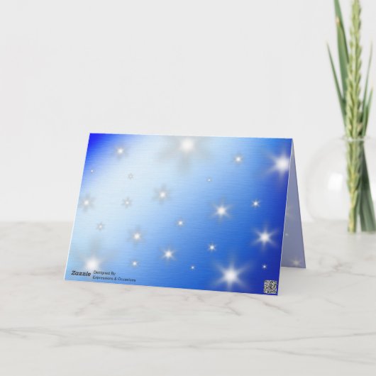 エレガント第67回スター結婚サファイア サンキューカード (裏面)