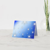 エレガント第67回スター結婚サファイア サンキューカード (裏面)