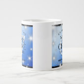 エレガント第67回スター結婚サファイア ジャンボコーヒーマグカップ (正面)