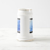 エレガント第67回スター結婚サファイア ビールジョッキ (中央)