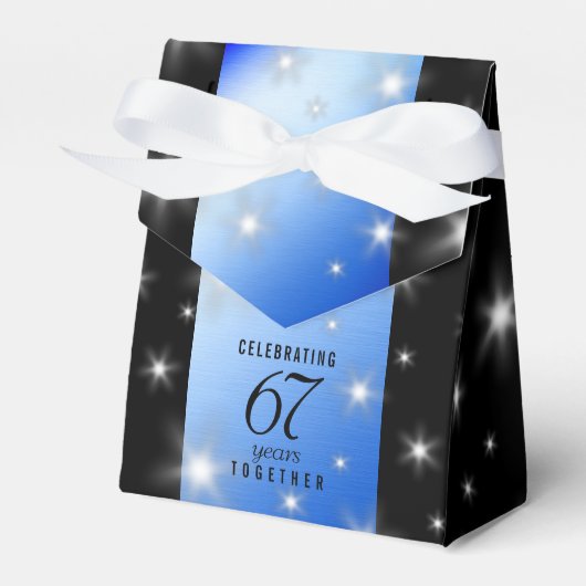 エレガント第67回スター結婚サファイア フェイバーボックス (正面サイド)