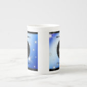 エレガント第67回スター結婚サファイア ボーンチャイナマグカップ (正面)