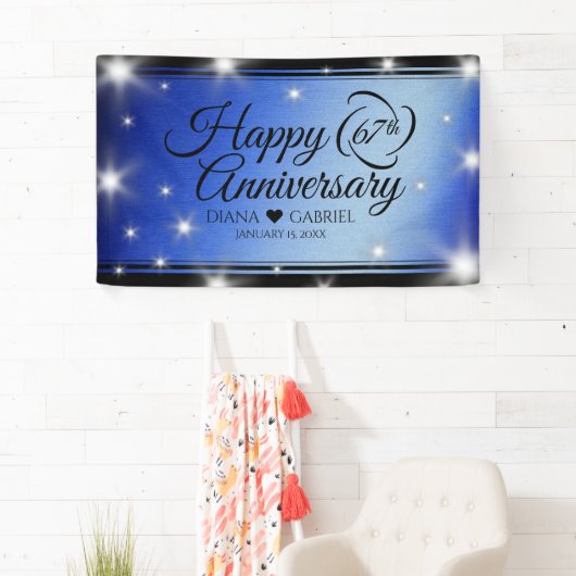 エレガント第67回スター結婚サファイア 横断幕 (インサイチュ)