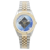 エレガント第67回スター結婚サファイア 腕時計 (正面)