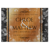 エレガント第7回22回銅49周年記念結婚会 カッティングボード (正面)