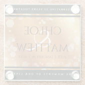 エレガント第7回22回銅49周年記念結婚会 ガラスコースター (裏面)