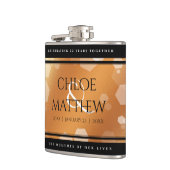 エレガント第7回22回銅49周年記念結婚会 フラスク (左)