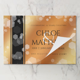 エレガント第7回22回銅49周年記念結婚会 ペーパーパッド