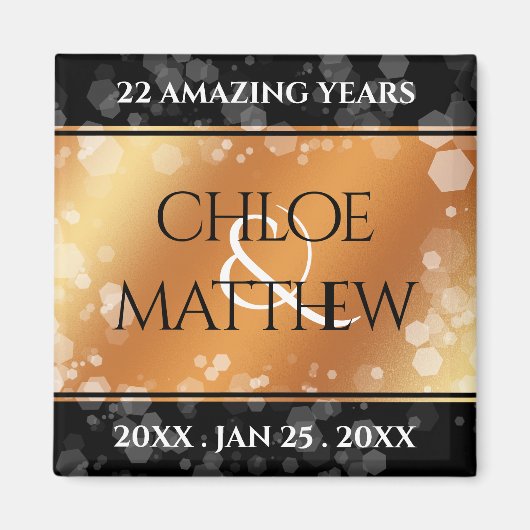 エレガント第7回22回銅49周年記念結婚会 マグネット (正面)