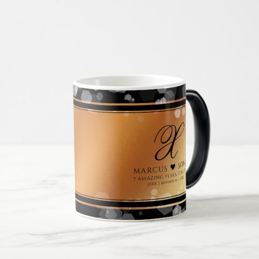 エレガント第7回22回銅49周年記念結婚会 モーフィングマグカップ (正面右)