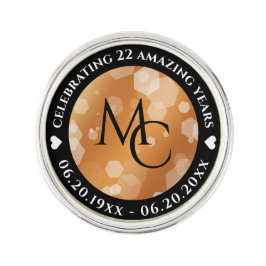 エレガント第7回22回銅49周年記念結婚会 ラペルピン