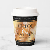 エレガント第7回22回銅49周年記念結婚会 紙コップ (裏面)