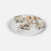 エレガント第70回サプライズ誕生日パーティー ペーパープレート (アングル)