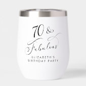 エレガント第70回誕生日パーティー (背面)