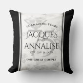 エレガント第75回ダイヤ結婚モンド クッション (正面)