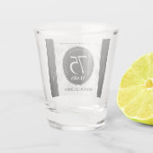 エレガント第75回ダイヤ結婚モンド ショットグラス (裏面)