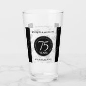 エレガント第75回ダイヤ結婚モンド タンブラーグラス (裏面)