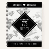 エレガント第75回ダイヤ結婚モンド ノートブック (正面)