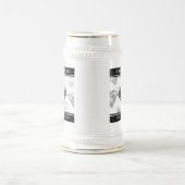 エレガント第75回ダイヤ結婚モンド ビールジョッキ (中央)