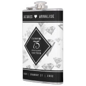 エレガント第75回ダイヤ結婚モンド フラスク (左)