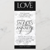 エレガント第75回ダイヤ結婚モンド メニュー (裏面)