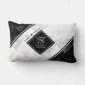 エレガント第75回ダイヤ結婚モンド ランバークッション (正面)