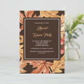 エレガント紅葉招待状 招待状 (スタンド正面)